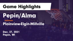 Pepin/Alma  vs Plainview-Elgin-Millville  Game Highlights - Dec. 27, 2021