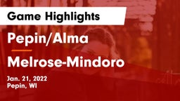 Pepin/Alma  vs Melrose-Mindoro Game Highlights - Jan. 21, 2022