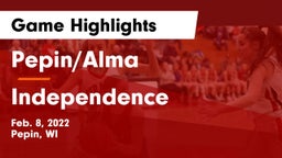 Pepin/Alma  vs Independence  Game Highlights - Feb. 8, 2022