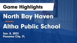 North Bay Haven  vs Altha Public School Game Highlights - Jan. 8, 2022