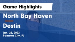 North Bay Haven  vs Destin  Game Highlights - Jan. 22, 2022