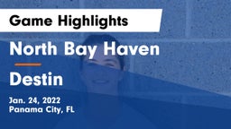 North Bay Haven  vs Destin  Game Highlights - Jan. 24, 2022