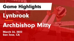  Lynbrook  vs Archbishop Mitty  Game Highlights - March 26, 2022