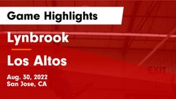  Lynbrook  vs Los Altos  Game Highlights - Aug. 30, 2022