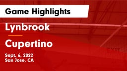  Lynbrook  vs Cupertino  Game Highlights - Sept. 6, 2022