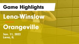 Lena-Winslow  vs Orangeville Game Highlights - Jan. 11, 2022