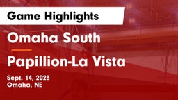 Omaha South  vs Papillion-La Vista  Game Highlights - Sept. 14, 2023
