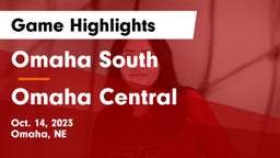 Omaha South  vs Omaha Central  Game Highlights - Oct. 14, 2023