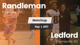 Matchup: Randleman  vs. Ledford  2017