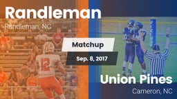 Matchup: Randleman  vs. Union Pines  2017