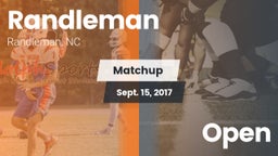 Matchup: Randleman  vs. Open 2017
