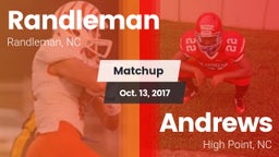Matchup: Randleman  vs. Andrews  2017