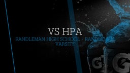 Randleman football highlights Vs HPA