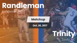Matchup: Randleman  vs. Trinity  2017