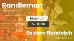 Matchup: Randleman  vs. Eastern Randolph  2017