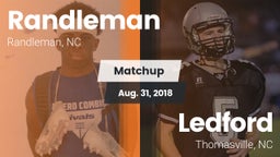 Matchup: Randleman  vs. Ledford  2018
