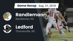 Recap: Randleman  vs. Ledford  2018