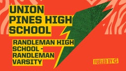 Randleman football highlights Union Pines High School