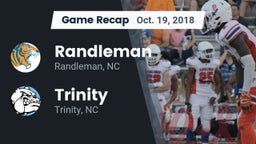 Recap: Randleman  vs. Trinity  2018