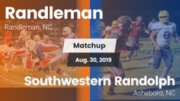 Matchup: Randleman  vs. Southwestern Randolph  2019