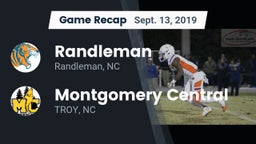 Recap: Randleman  vs. Montgomery Central  2019