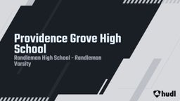 Randleman football highlights Providence Grove High School