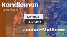 Matchup: Randleman  vs. Jordan-Matthews  2019