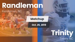 Matchup: Randleman  vs. Trinity  2019