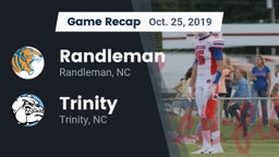 Recap: Randleman  vs. Trinity  2019