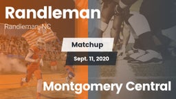 Matchup: Randleman  vs. Montgomery Central 2020