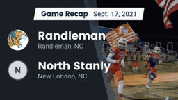 Recap: Randleman  vs. North Stanly  2021