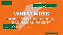 Randleman football highlights Wheatmore