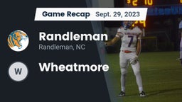Recap: Randleman  vs. Wheatmore 2023