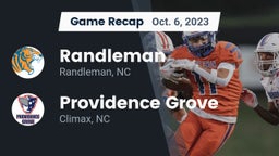 Recap: Randleman  vs. Providence Grove  2023