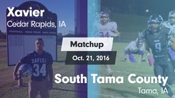 Matchup: Xavier  vs. South Tama County  2016