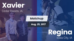 Matchup: Xavier  vs. Regina  2017