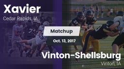 Matchup: Xavier  vs. Vinton-Shellsburg  2017