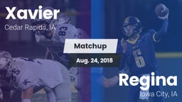 Matchup: Xavier  vs. Regina  2018