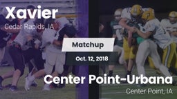 Matchup: Xavier  vs. Center Point-Urbana  2018