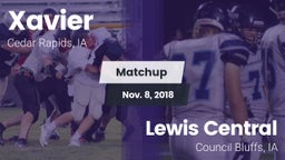 Matchup: Xavier  vs. Lewis Central  2018
