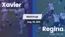 Matchup: Xavier  vs. Regina  2019
