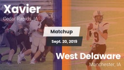 Matchup: Xavier  vs. West Delaware  2019