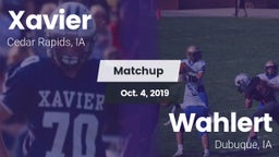 Matchup: Xavier  vs. Wahlert  2019