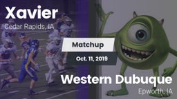 Matchup: Xavier  vs. Western Dubuque  2019