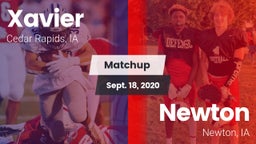 Matchup: Xavier  vs. Newton   2020