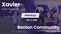 Matchup: Xavier  vs. Benton Community 2020