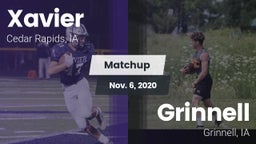 Matchup: Xavier  vs. Grinnell  2020