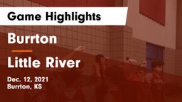 Burrton  vs Little River  Game Highlights - Dec. 12, 2021
