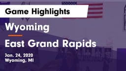 Wyoming  vs East Grand Rapids  Game Highlights - Jan. 24, 2020