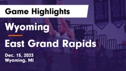 Wyoming  vs East Grand Rapids  Game Highlights - Dec. 15, 2023